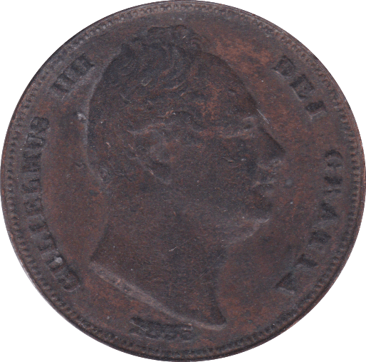 1835 FARTHING ( VF ) - Farthing - Cambridgeshire Coins