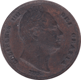 1835 FARTHING ( VF ) - Farthing - Cambridgeshire Coins