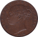 1849 FARTHING ( AEF ) - Farthing - Cambridgeshire Coins