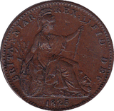 1825 FARTHING ( GEF ) - Farthing - Cambridgeshire Coins