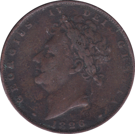 1826 FARTHING ( GF ) - Farthing - Cambridgeshire Coins