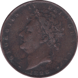 1826 FARTHING ( GF ) - Farthing - Cambridgeshire Coins