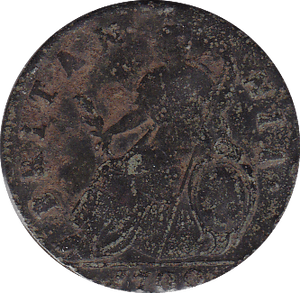 1700 HALFPENNY ( POOR )