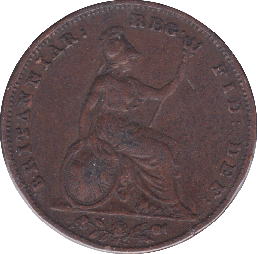 1847 FARTHING ( GF ) B - Farthing - Cambridgeshire Coins