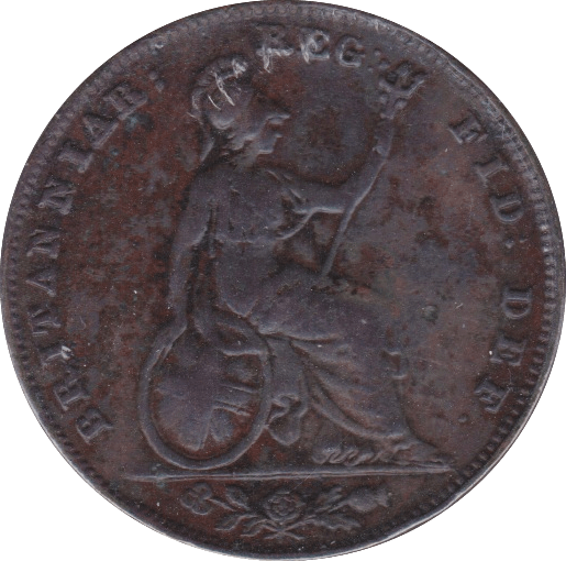 1840 FARTHING ( F ) - Farthing - Cambridgeshire Coins