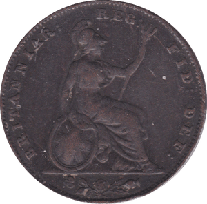 1853 FARTHING ( VF ) C - Farthing - Cambridgeshire Coins