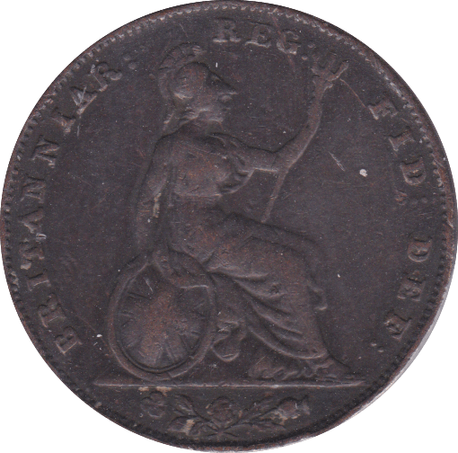 1853 FARTHING ( VF ) C - Farthing - Cambridgeshire Coins