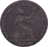 1853 FARTHING ( VF ) C - Farthing - Cambridgeshire Coins