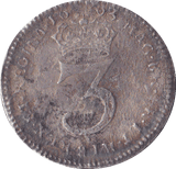 1693 MAUNDY THREEPENCE ( GF )