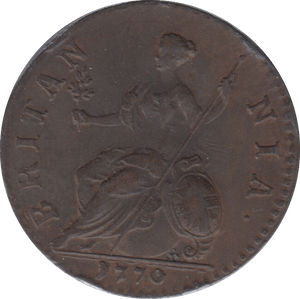 1770 HALFPENNY ( EF ) 1