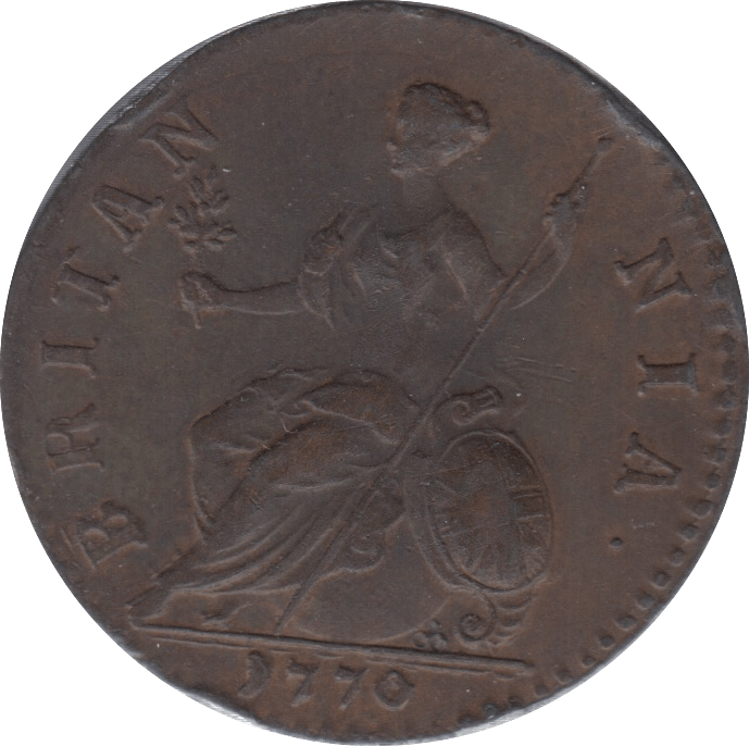 1770 HALFPENNY ( EF ) 1