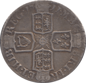 1711 SIXPENCE ( GF )