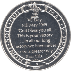 VE DAY CHURCHILL - WORLD COINS - Cambridgeshire Coins