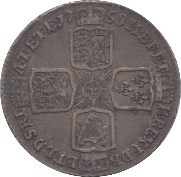 1758 SHILLING ( VF ) 6