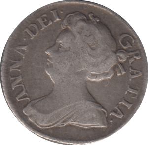 1711 SIXPENCE ( GF )