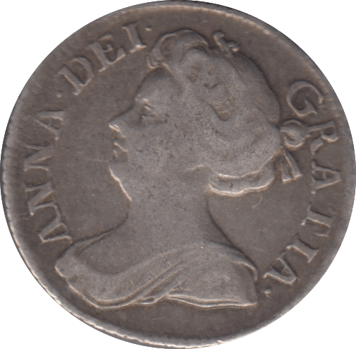 1711 SIXPENCE ( GF )