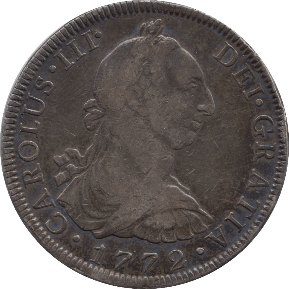 1772 SILVER 8 REALES SPAIN