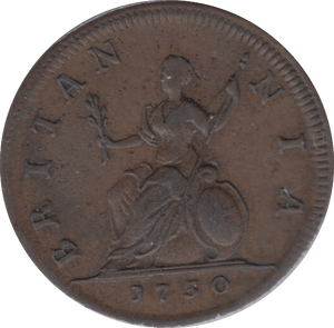 1730 FARTHING ( EF ) 1