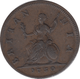 1730 FARTHING ( EF ) 1